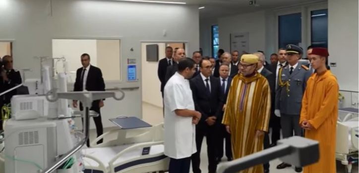 الملك يدشن المركب الاستشفائي الجامعي الدولي محمد السادس للرباط