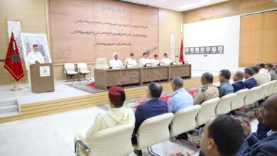 العيون تحتضن حفل تنصيب الرئيس الجديد للمجلس العلمي المحلي