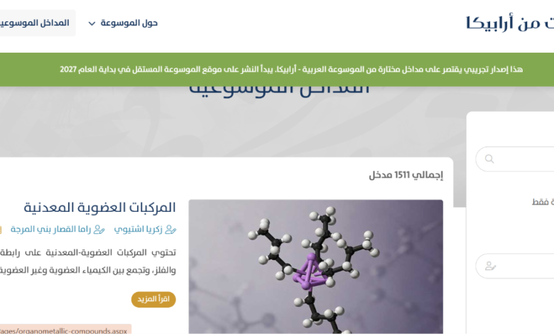 «أرابيكا».. موسوعة عربية رقمية تجمع بين المعرفة الأكاديمية والانفتاح التشاركي