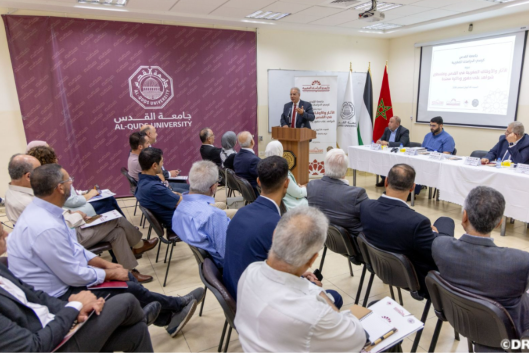 كرسي الدراسات المغربية بجامعة القدس يفتتح العام الأكاديمي بندوة حول الآثار والأوقاف المغربية